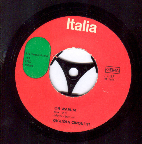 Gigliola Cinquetti : Oh Warum (7", Single)