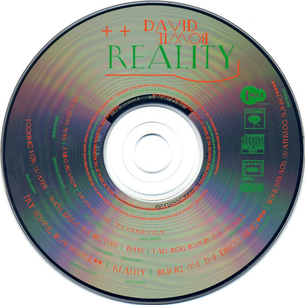 David Bowie : Reality (CD, Album)