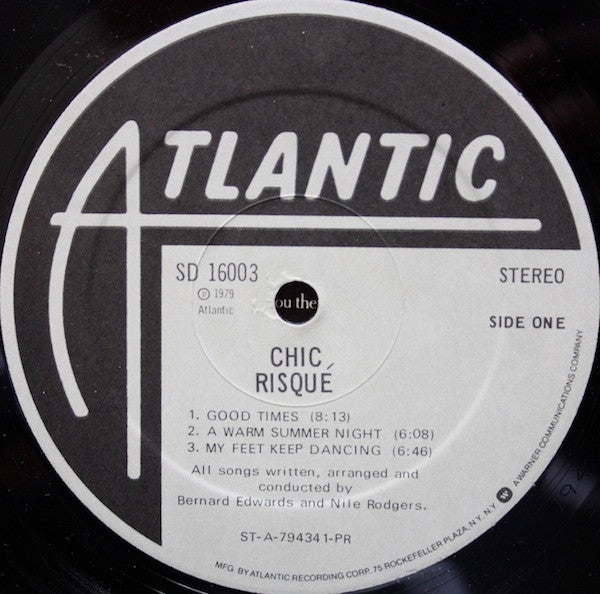 Chic : Risqué (LP, Album, PR)