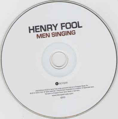 Henry Fool : Men Singing (CD, Album, Ltd)