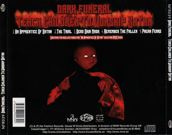 Dark Funeral : Teach Children To Worship Satan (CD, MiniAlbum, Enh)