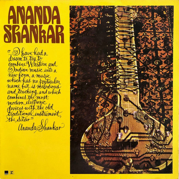 Ananda Shankar : Ananda Shankar (LP, Album, RE)