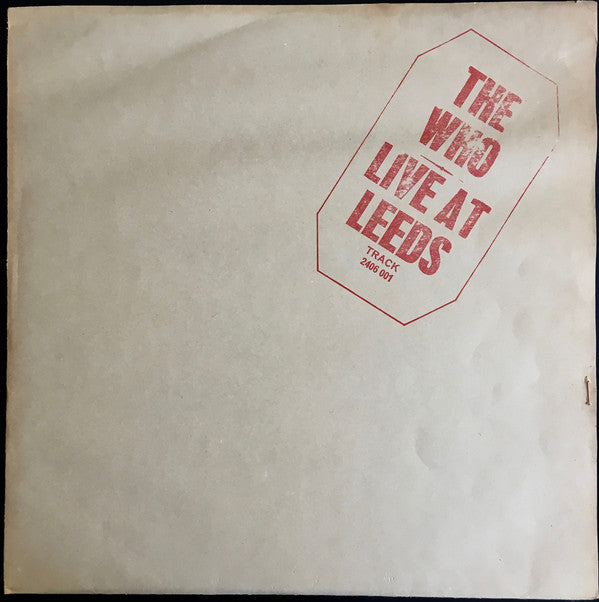 The Who : Live At Leeds (LP, Album, Red)