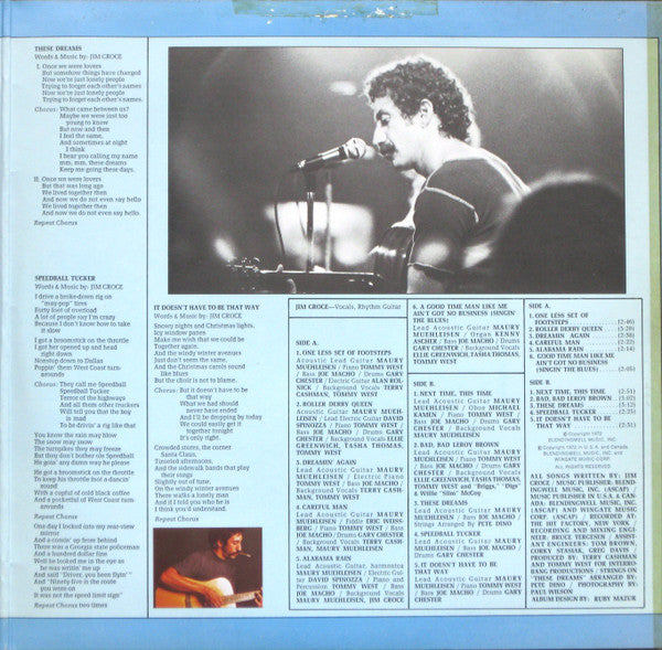 Jim Croce : Life And Times (LP, Album, RE, Gat)