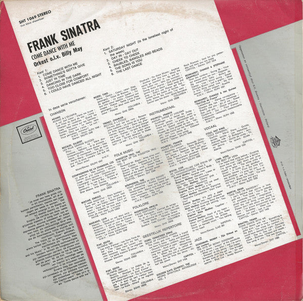 Frank Sinatra : Come Dance With Me! (LP, Album)