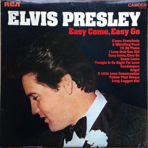 Elvis Presley : Easy Come, Easy Go (LP, Comp)