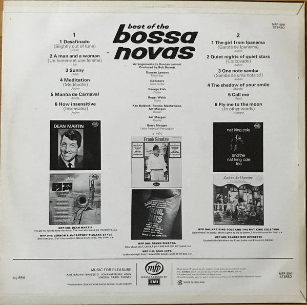 Duncan Lamont : Best Of The Bossa Novas (LP)