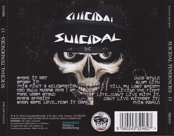 Suicidal Tendencies : 13 (CD, Album)