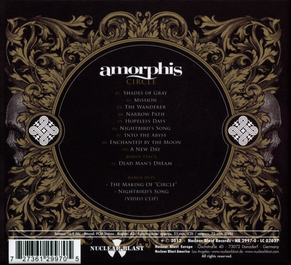 Amorphis : Circle (Box, Ltd, S/Edition + CD, Album, Dig + DVD-V, PAL,)