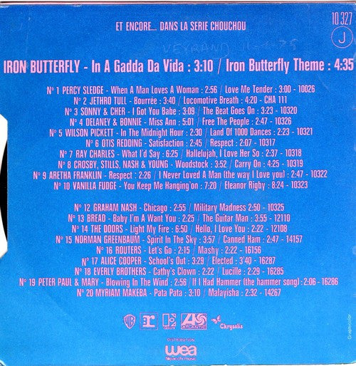 Iron Butterfly : In-A-Gadda-Da-Vida (7", Single, RP)