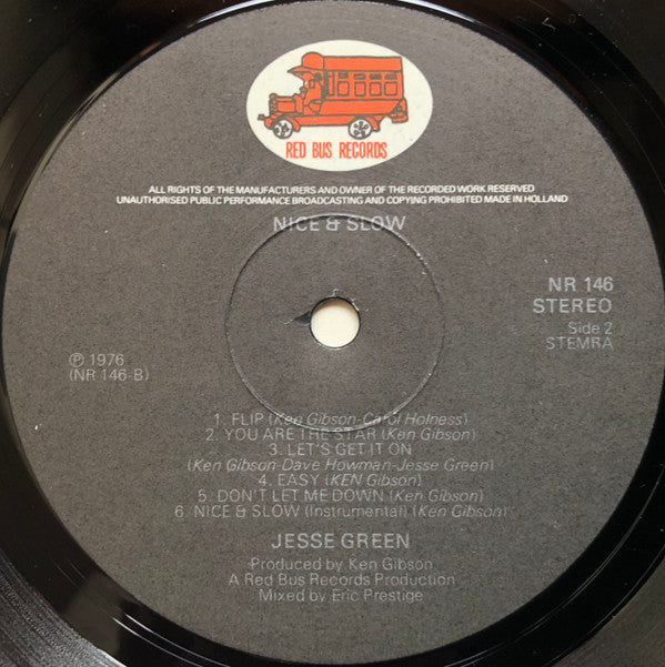 Jesse Green : Nice And Slow (LP, Album)