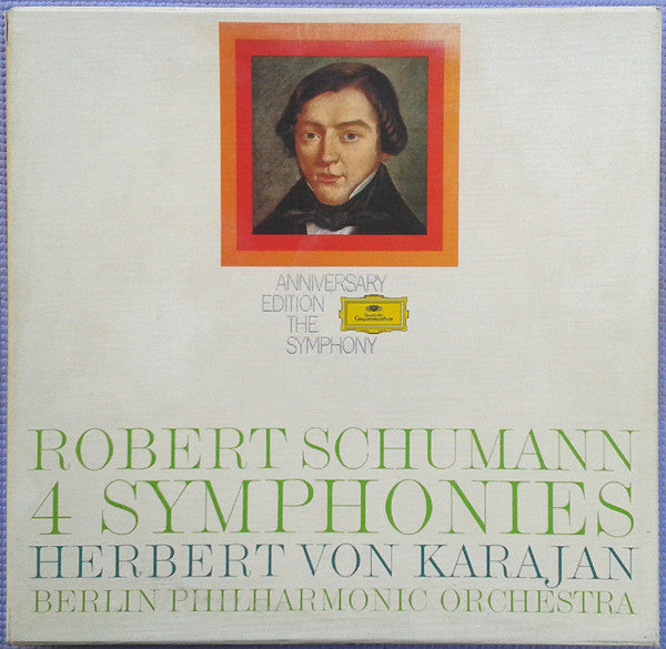 Robert Schumann – Herbert von Karajan, Berliner Philharmoniker : 4 Symphonies (3xLP + Box)