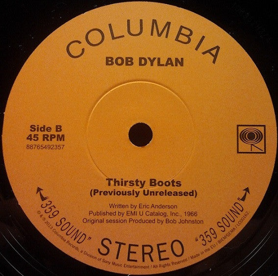 Bob Dylan : Wigwam (7", Ltd)