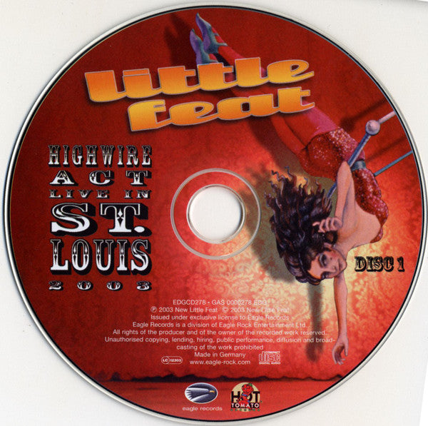 Little Feat : Highwire Act - Live In St. Louis 2003 (2xCD, Album)