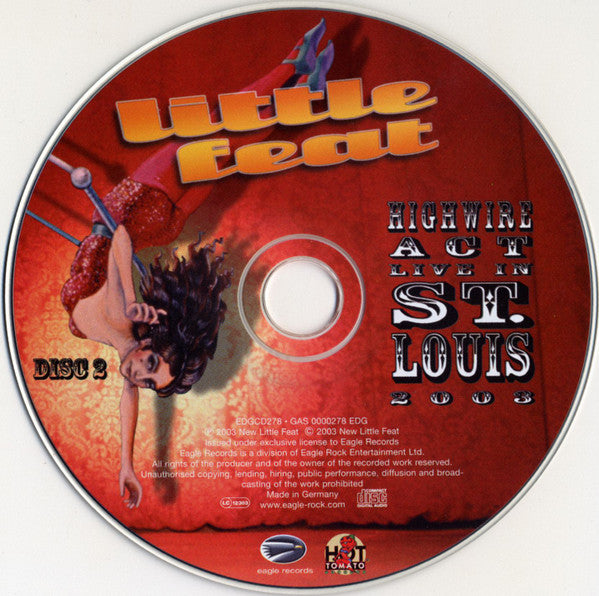 Little Feat : Highwire Act - Live In St. Louis 2003 (2xCD, Album)