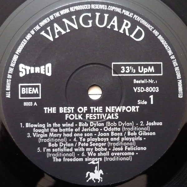 Various : The Best Of The Newport Folk Festivals (LP, Comp)