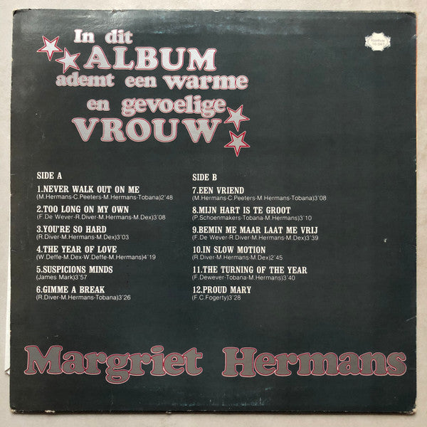 Margriet Hermans : In This Album Breathes A Warm And Sensitive Woman / In Dit Album Ademt Een Warme En Gevoelige Vrouw (LP)