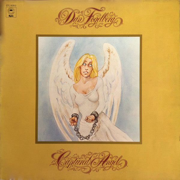 Dan Fogelberg : Captured Angel (LP, Album, Yel)