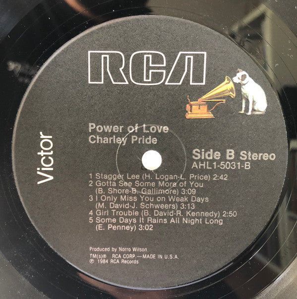 Charley Pride : Power Of Love (LP, Album)