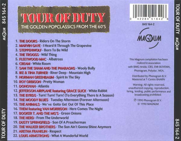 Various : Tour Of Duty (CD, Comp)