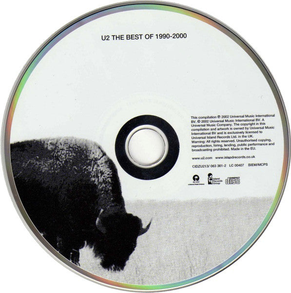 U2 : The Best Of 1990-2000 (CD, Comp, RM)