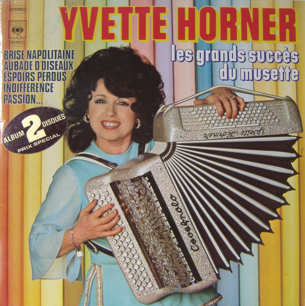 Yvette Horner : Les Grands Succès Du Musette (2xLP, RP, Gat)