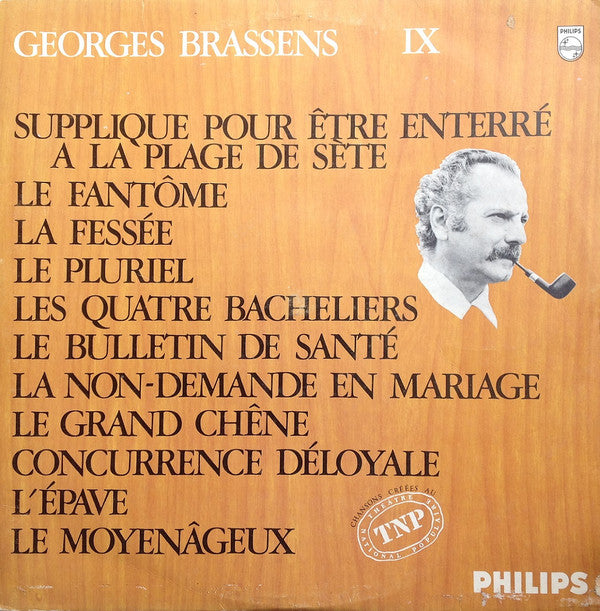 Georges Brassens : IX (LP, Album, Ⓢ)