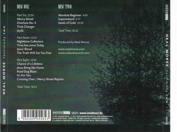 Neal Morse : Testimony Two (2xCD, Album)