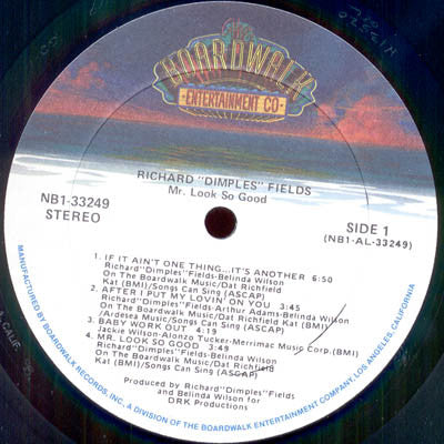 Richard Dimples Fields* : Mr. Look So Good! (LP, Album)