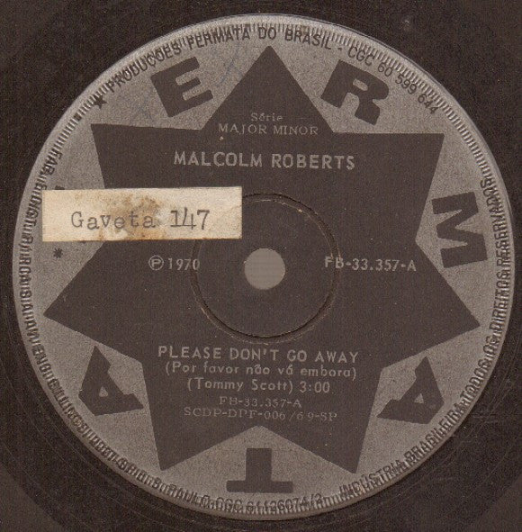Malcolm Roberts : Please Don't Go Away / Stand Beside Me (7", Single)