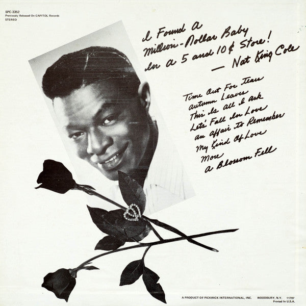 Nat King Cole : A Blossom Fell (LP, Comp)