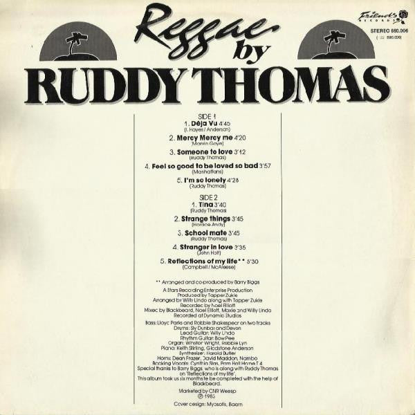 Ruddy Thomas : Reggae By Ruddy Thomas (LP, Album)