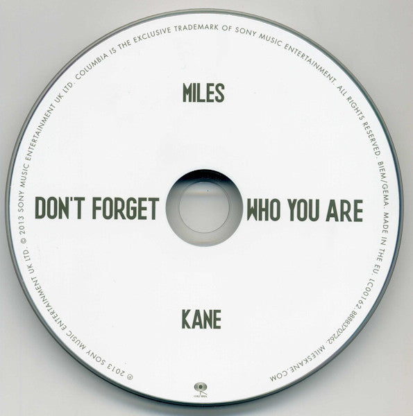 Miles Kane : Don't Forget Who You Are (CD, Album, Dlx, Ltd)
