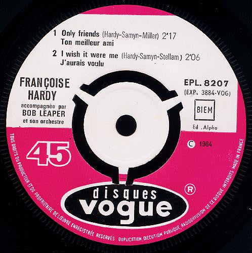 Françoise Hardy : En Anglais (7", EP)