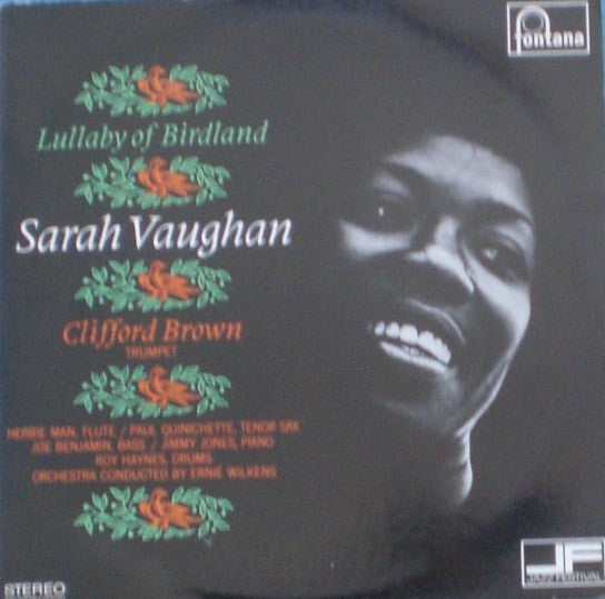 Sarah Vaughan : Lullaby Of Birdland (LP, Album, RE)