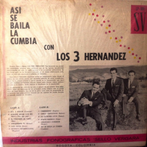 Los 3 Hernández* : Así Se Baila La Cumbia (LP, Album)