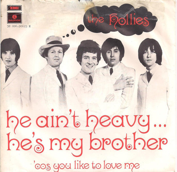 The Hollies : He Ain't Heavy ... He's My Brother (7", Single)