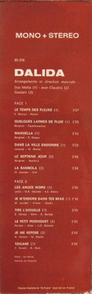 Dalida : Le Temps Des Fleurs (LP, Album, Gat)