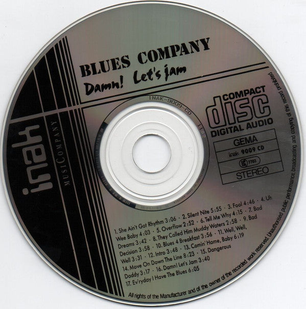 Blues Company : Damn! Let's Jam (CD, Album)