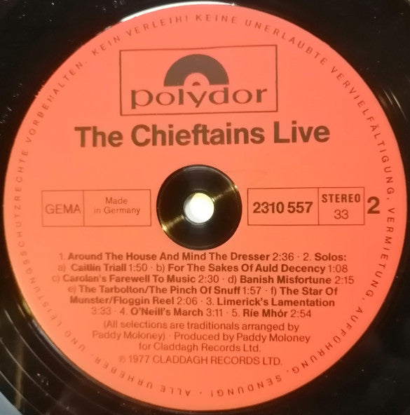 Chieftains, The - The Chieftains 2 (LP Tweedehands) - Discords.nl