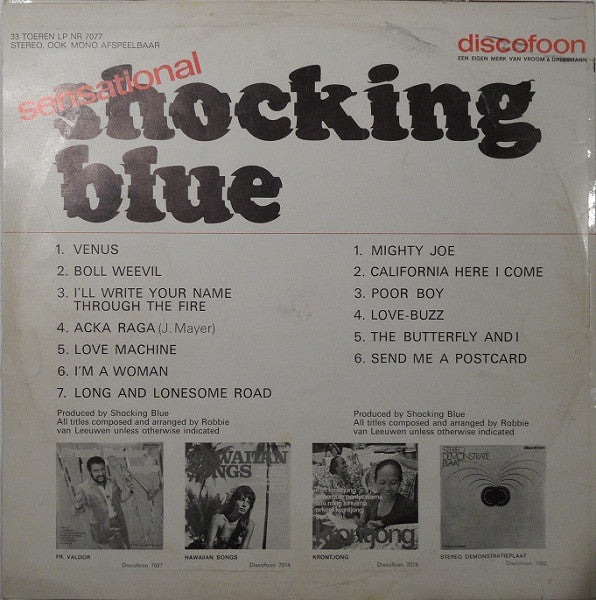 Shocking Blue - Sensational Shocking Blue (LP Tweedehands) - Discords.nl