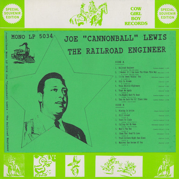 Joe Lewis (3) - The Railroad Engineer (LP Tweedehands) - Discords.nl