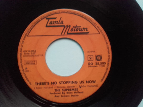 The Supremes : Love Is Here And Now You're Gone (7", Single)