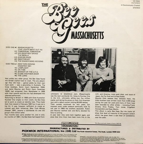 The Bee Gees* : Massachusetts (LP, Comp, RE)