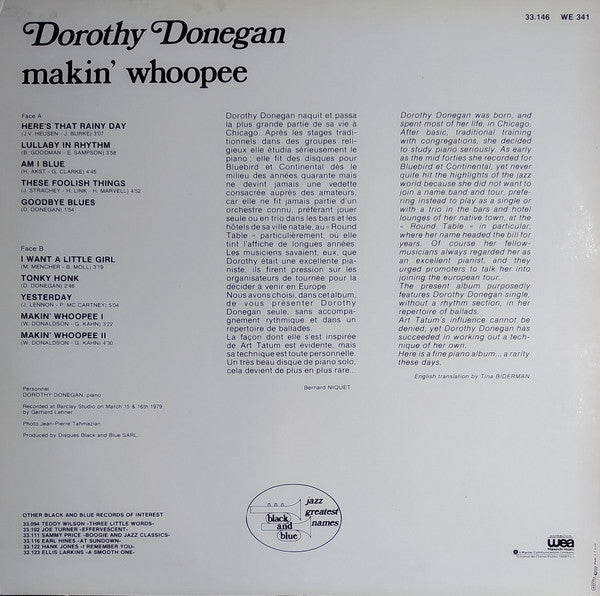 Dorothy Donegan : Makin' Whoopee (LP)