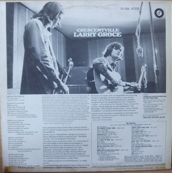 Larry Groce : Crescentville (LP, Album)