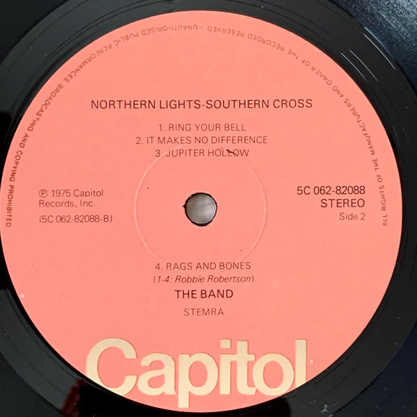 The Band : Northern Lights - Southern Cross (LP, Album)