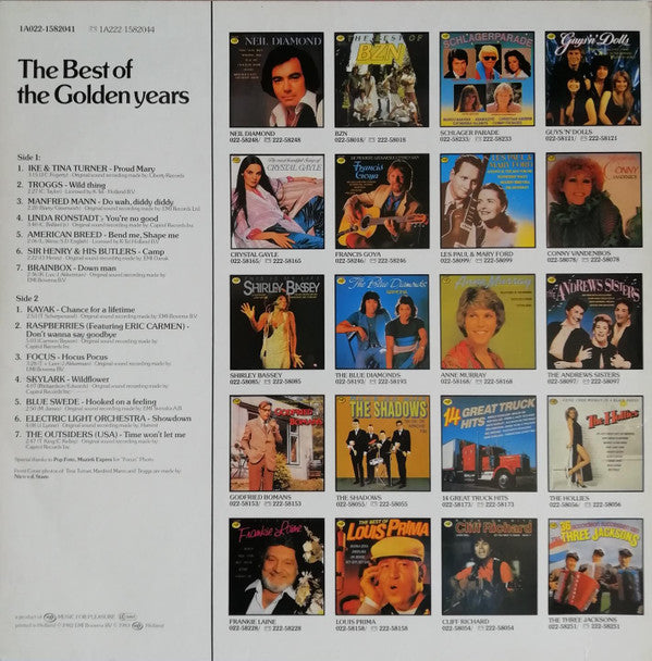 Various : The Best Of The Golden Years (LP, Comp)