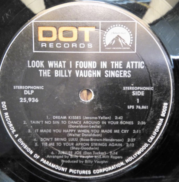 The Billy Vaughn Singers : Look What I Found In The Attic (LP, Album)