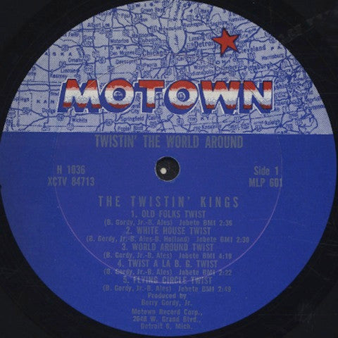 Twistin' Kings : Twistin' The World Around (LP, Album, Mono)